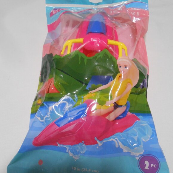 NEW Fashion Fun Jet Ski & Water Vest for All Barbie style Dolls 10" - Picture 1 of 9
